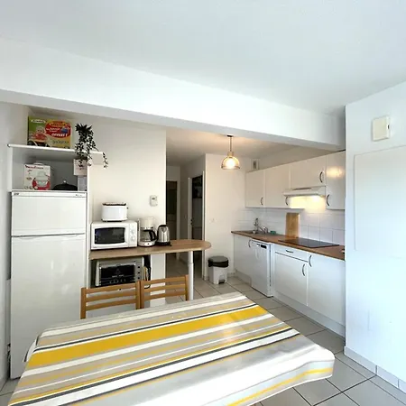 Appartamento T3 Cosy, 50m De L'océan, Terrasse, Parking Privé - 4 Pers. - Fr-1-379-148 *
